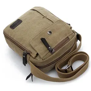 Crossbody Bags Man Simple Causal Canvas Rucksack Multifunctional Outdoors Shoulder Sling Bag