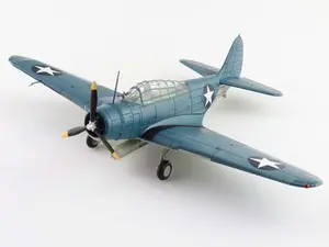 Douglas TBD-1 Devastator Battle of Midway Black 1 Lt Cdr EE Lindsey VT-6 USS Enterprise 4th June 1942 Diecast 1:72 Scale Model - Hobby Master SM8012