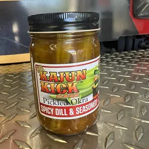 Pickled okra (spicy)