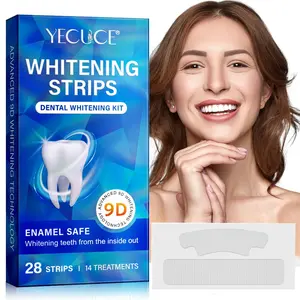 Yecuce 9D Teeth Care Strips 28pcs, Post-Brushing Dental Care, Fresh Breath, Whitening, Gentle Formula, Professional Teeth Care Product