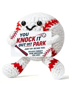 Funny Baseball Gifts for Boys Men, Cool Baseball Balls Accessories Stuff Things, Christmas Ornaments Stocking Stuffers for Players Coach Lovers, Stuffed Plush Decor Birthday Decorations Party Favors