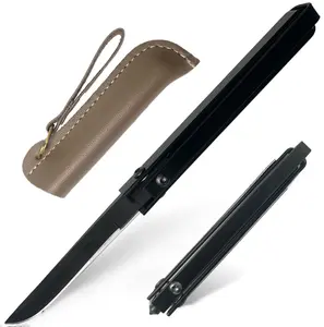 Portable stainless steel knife fruit knife high hardness sharp folding knife outdoor multi-function knife self-defense portable survival knife Christmas gift
