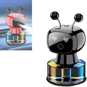 Robotic Intelligent Aromatherapy Diffuser, Car Air Freshener — Fine Mist / Refillable / Four-Speed Adjustment / Motion Sensor / On/Off Switch / Large Capacity for Long-Lasting Fragrance