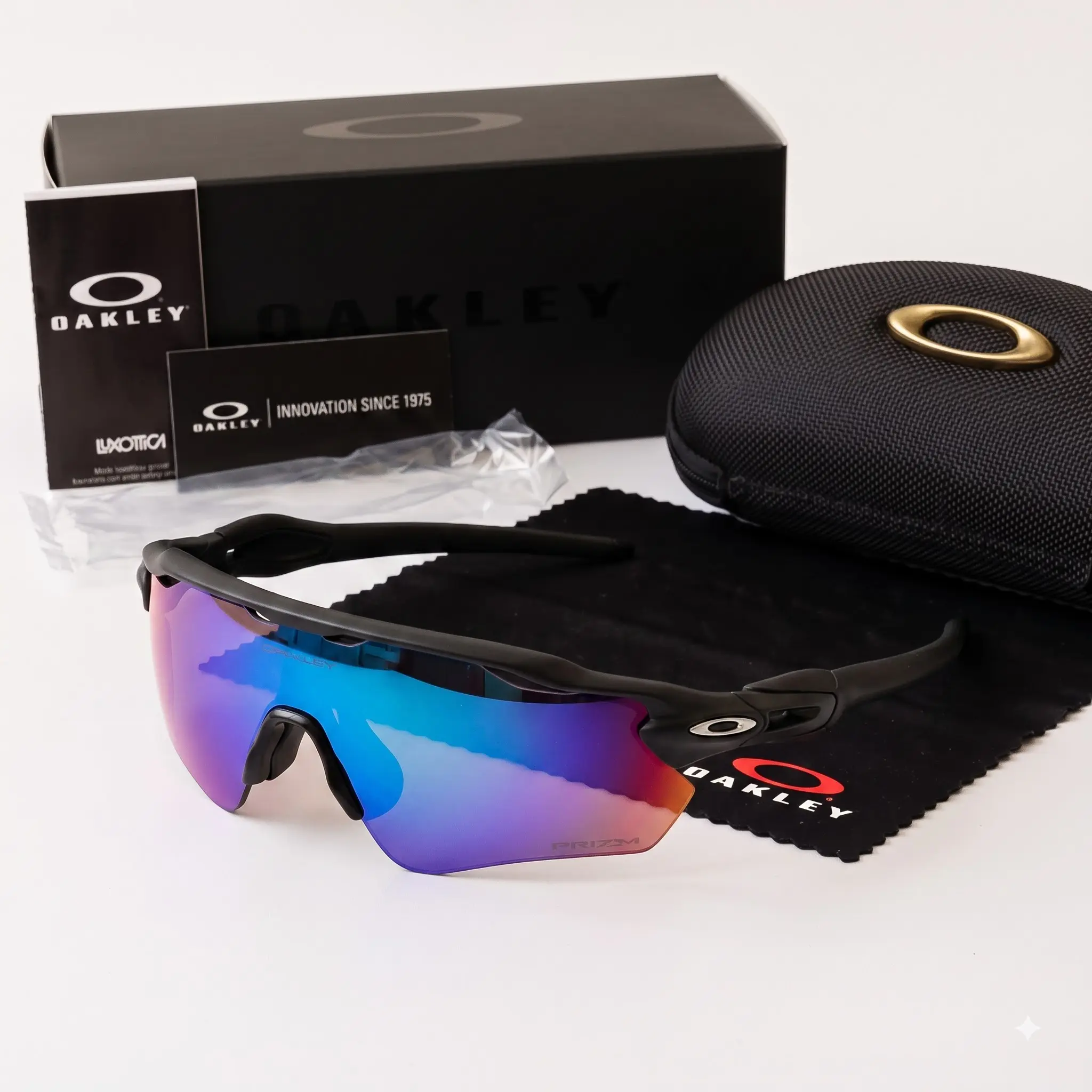[Buy 2 get 1] Oakley Performance Cycling Sunglasses Shield Design UV Protection Sport Eyewear for Men Women