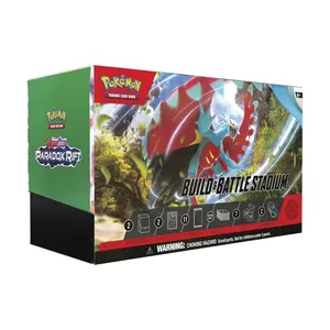 Pokemon Scarlet & Violet Paradox Rift Build & Battle Stadium (8-Packs Inside) - Includes 2 Build & Battle Boxes, 40 Card Deck & 4 Booster Packs