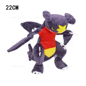 22cm New Pokemon Standing Garchomp Plush Cute Animal Stuffed Toy Dolls Christmas Gift Soft Stuffed Pocket Monster