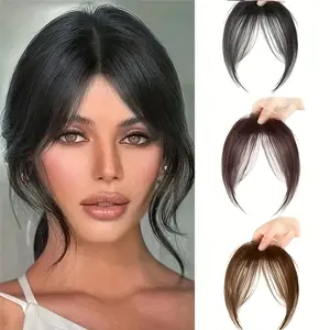 1pc Women's Natural Clip Bun Hair Extension - No Glue Needed, Secure Clip-in Bun, Straight High Fiber Extensions (Dark Brown/, Everyday & Special Events, Natural Look Volume, Easy Application for All Hair Types & Ethnicities
