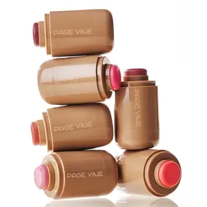 Pocket Blush & Glow Stick, 6 Shade for Drunk Makeup & Lazy Girl Aesthetic | Creamy Cheek, Lip, Eye & Highlighter | Portable Multi-Use Waterlight Stick