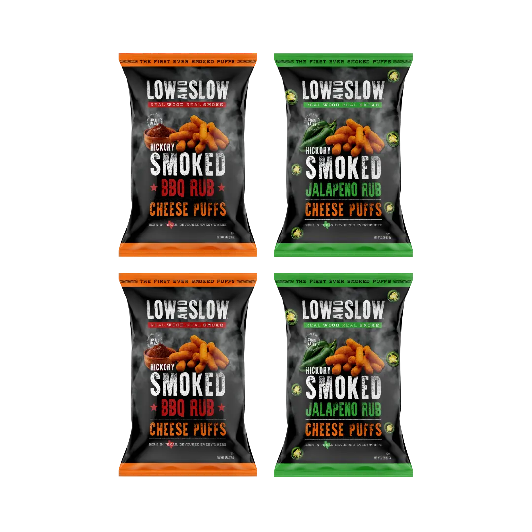 Smoked Cheese Puffs 4-Pack - Hickory Smoked Cheese Puffs Snack Crispy Snack Smoked Cheese Puffs 4-Pack - Hickory Smoked Cheese Puffs Snack Crispy Snack