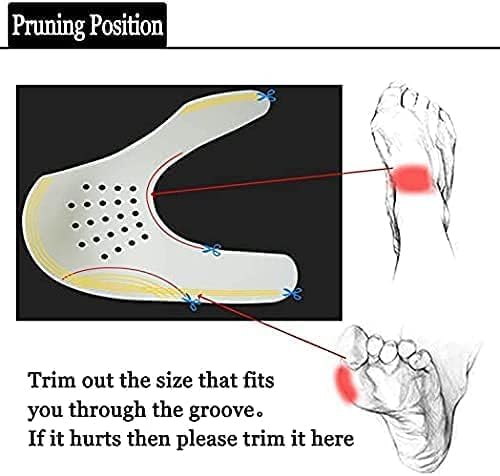 4 Pairs Sneaker Crease Protector Anti Wrinkle Shoe Shields for Air Force 1 Jordan Sneakers Shoe Protector Inserts Men 7-12