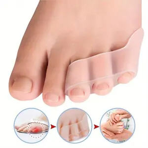 Clear Silicone Gel Toe Protectors: Comfortable Wrap for Foot Toe Protection - No Alcohol(Sheets)