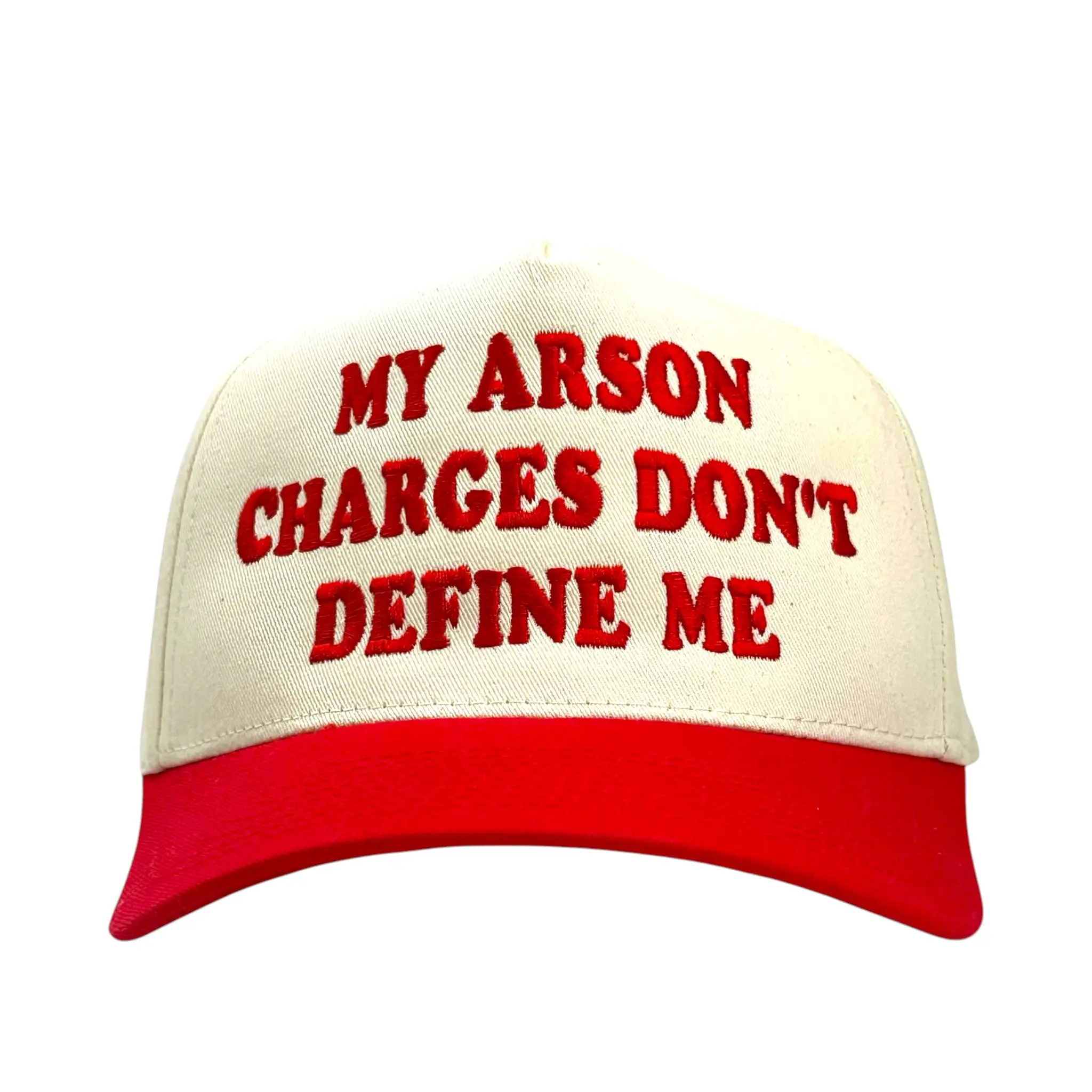 MY ARSON CHARGES DON’T DEFINE ME HAT Custom Embroidered MY ARSON CHARGES DON’T DEFINE ME HAT Custom Embroidered