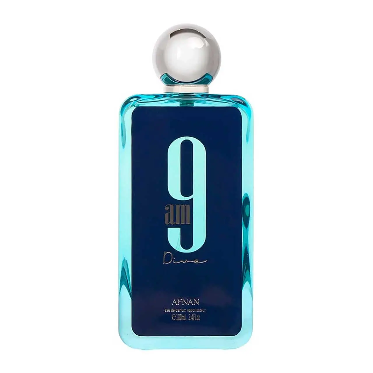 Afnan 9AM Dive Unisex EDP Spray - 3.4 oz Aromatic Aquatic Body Perfume, Spray Cologne, Enchanting Scented Fragrance for Fragrances Lovers