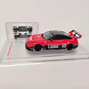 1:64 scale model NISSAN 35GTRR LBWK SUPER SILHOUETTE RED nissan skyline diecast