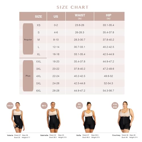 ROOSE CLOUD Plus Size Shapewear for Women IFirm Tummy Control & Butt Lifter Bodysuit.