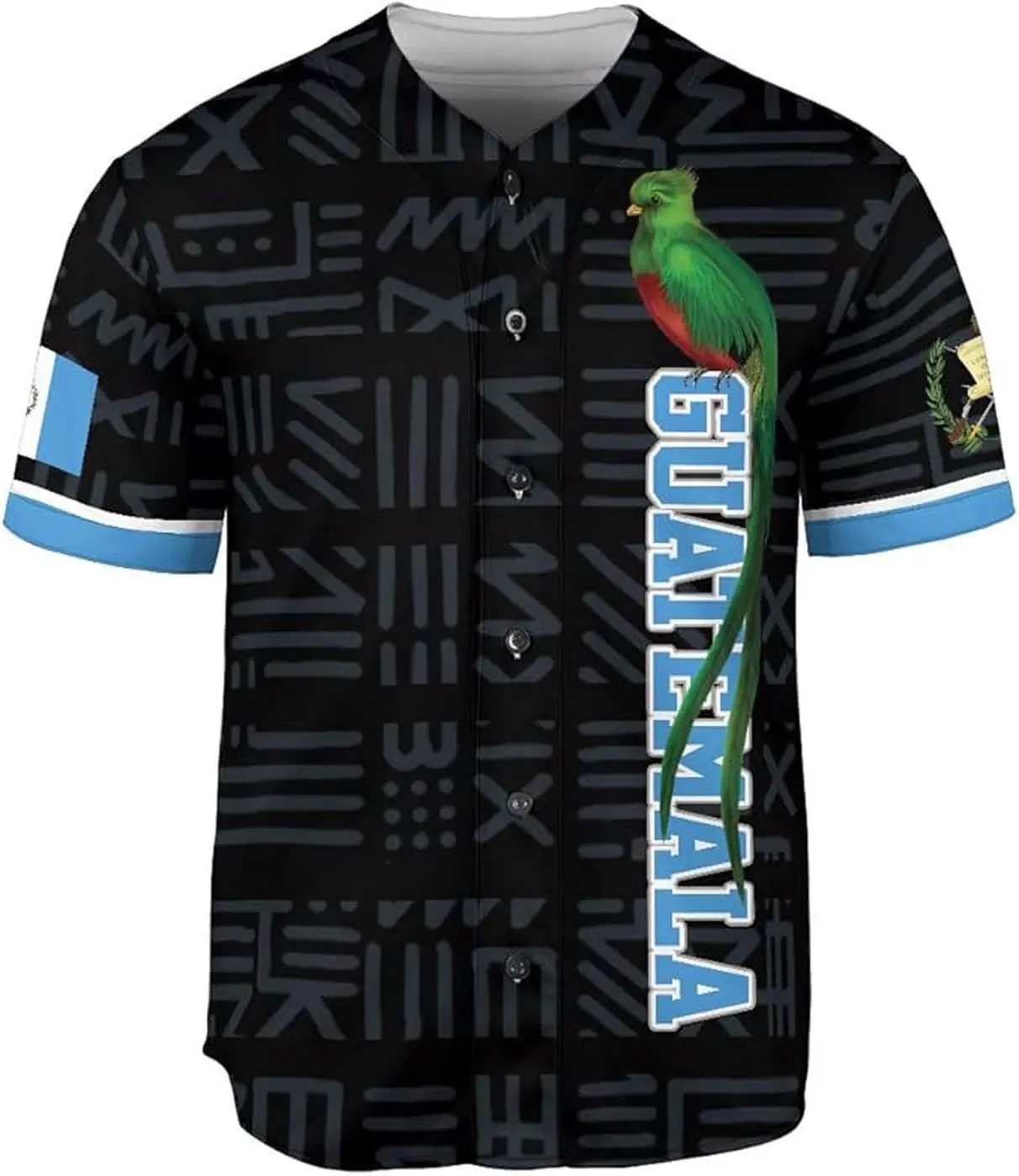 Customized Guatemala Baseball Jersey Shirt - Personalized Guatemalan Pride T-Shirt with 3D Shirts for Men and Women