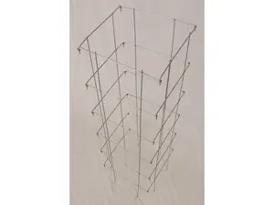 58' Extra Heavy Duty Collapsible Square Tomato Cage, 3 Pack