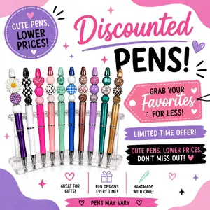 Discount Sale Regular Handmade Beaded Pens - Unique Design for Writing and Note-Taking