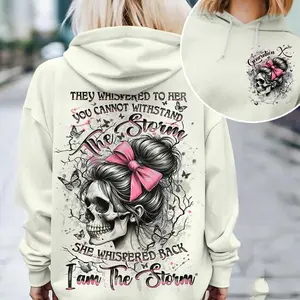 Custom Hoodie For Gen X Baby Boomers Millennials, I Am The Storm Reaper FAFO Hoodie Raised on Hose Water and Neglect 100% Cotton Two-Sided Design Women and Men Hoodie Casual Classic Fit