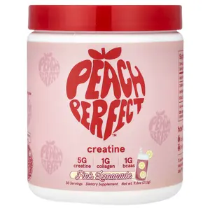 Peach Perfect Creatine, Pink Lemonade, 9.6 oz (272 g) Peach Perfect Creatine, Pink Lemonade, 9.6 oz (272 g)