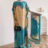 Women's Floral & Butterfly & Peacock Print Cape Shawl & Scarf Set, Elegant & Cape Shawl Set for Beach Vacation, Fashion Accessories for Women, Trendy Shawl
