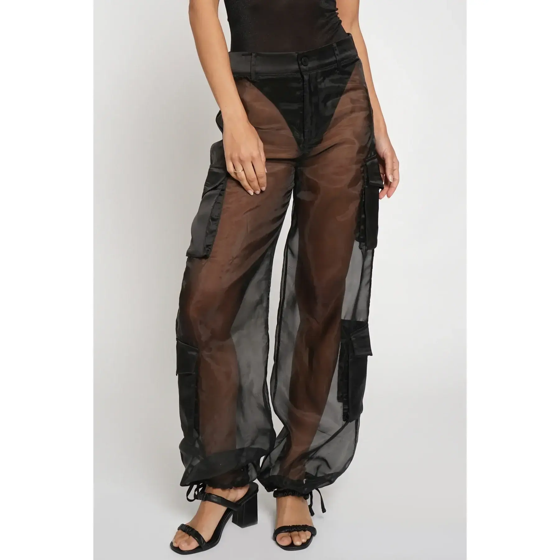 ORGANZA CARGO PANTS- GSP1372