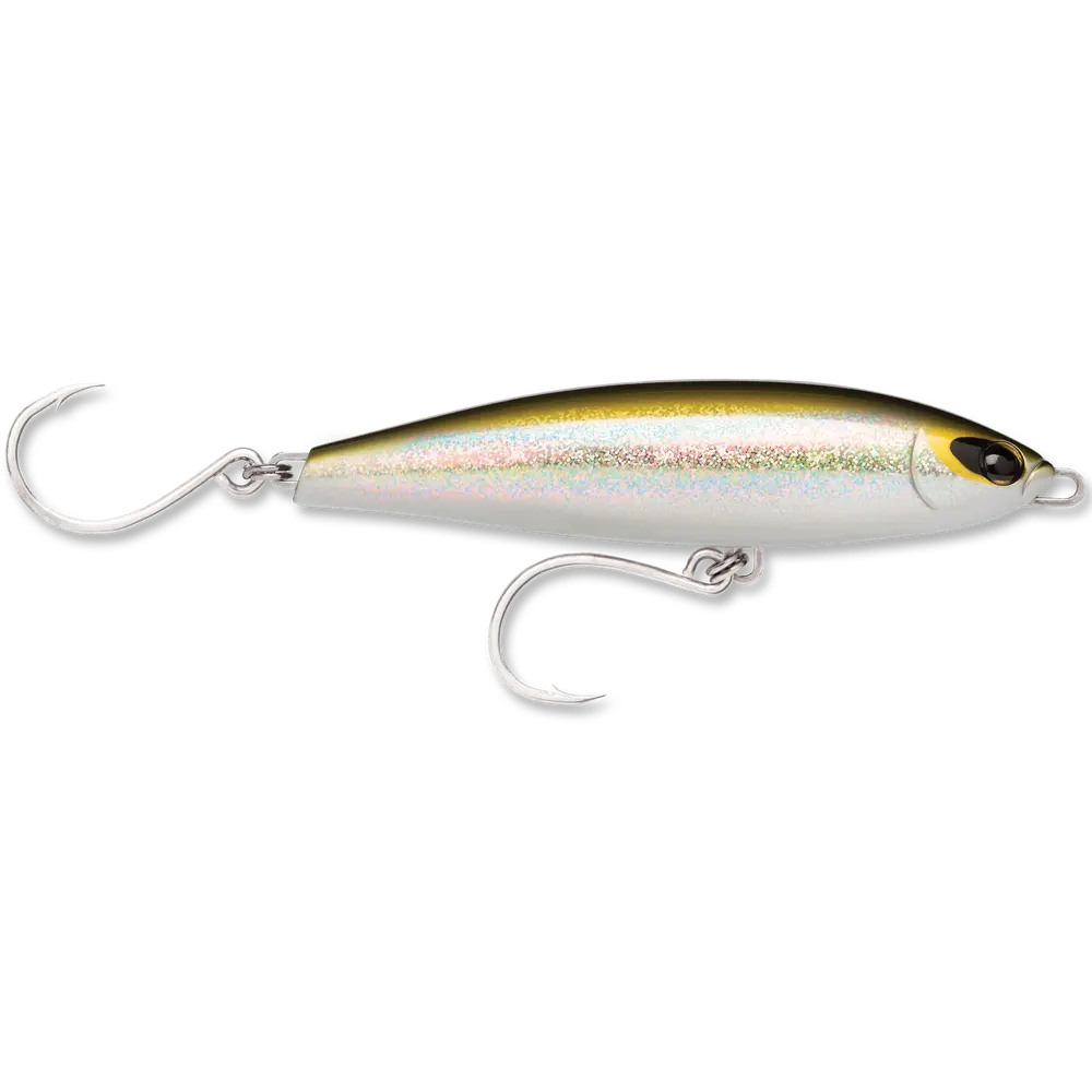 Multi-Size Topwater Popper Lures for Saltwater Surface Fishing - Aerodynamic, Durable Construction, Rip-and-Stop, Walk-the-Dog Action, Slash-Resistant, Heavy-Duty Bait with Max Casting Distance, Precision-Cut Hook Hangers (3 Sizes)