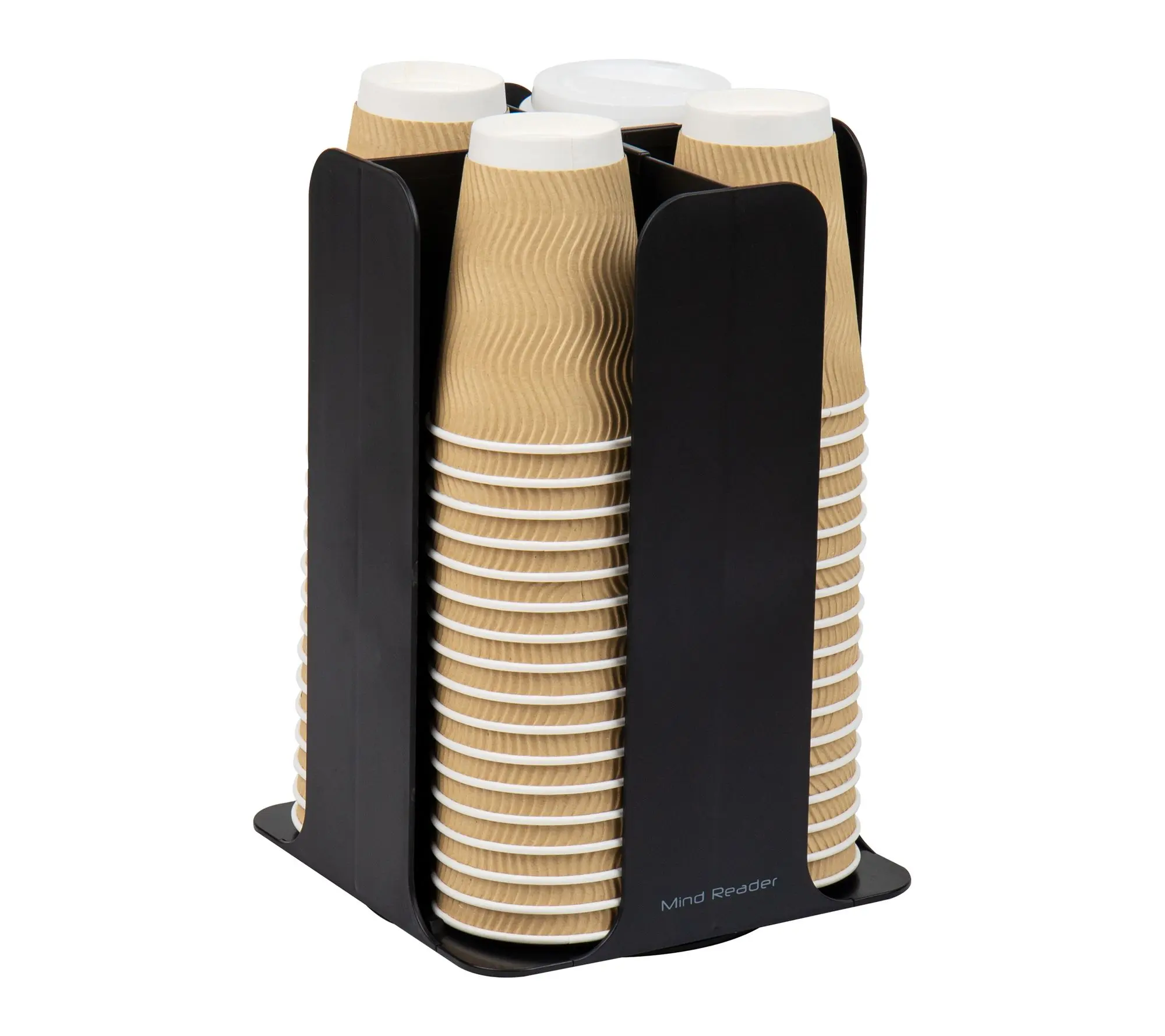 Mind Reader Cup and Lid Carousel, Countertop Organizer