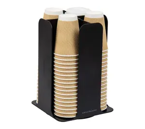 Mind Reader Cup and Lid Carousel, Countertop Organizer
