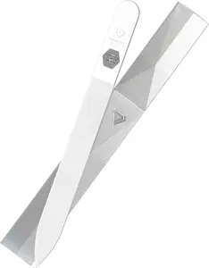 Bona Fide Beauty Czech Glass Nail Files for Natural Nails (Clear) - 1Pc Crystal Nail Filer, Nano Glass File with Case Handcrafted in the Czech Republic BONA FIDE BEAUTY