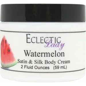 Watermelon Satin and Silk Cream,  Body Cream, Body Lotion