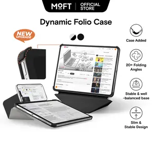 MOFT Dynamic Folio Tablet Cover - Reinforced Corner Protection, Stable Slim Magnetic Stand with 20+ Viewing Angles, Premium MOVAS Leather, Tablet Accessories, Tech Accessories