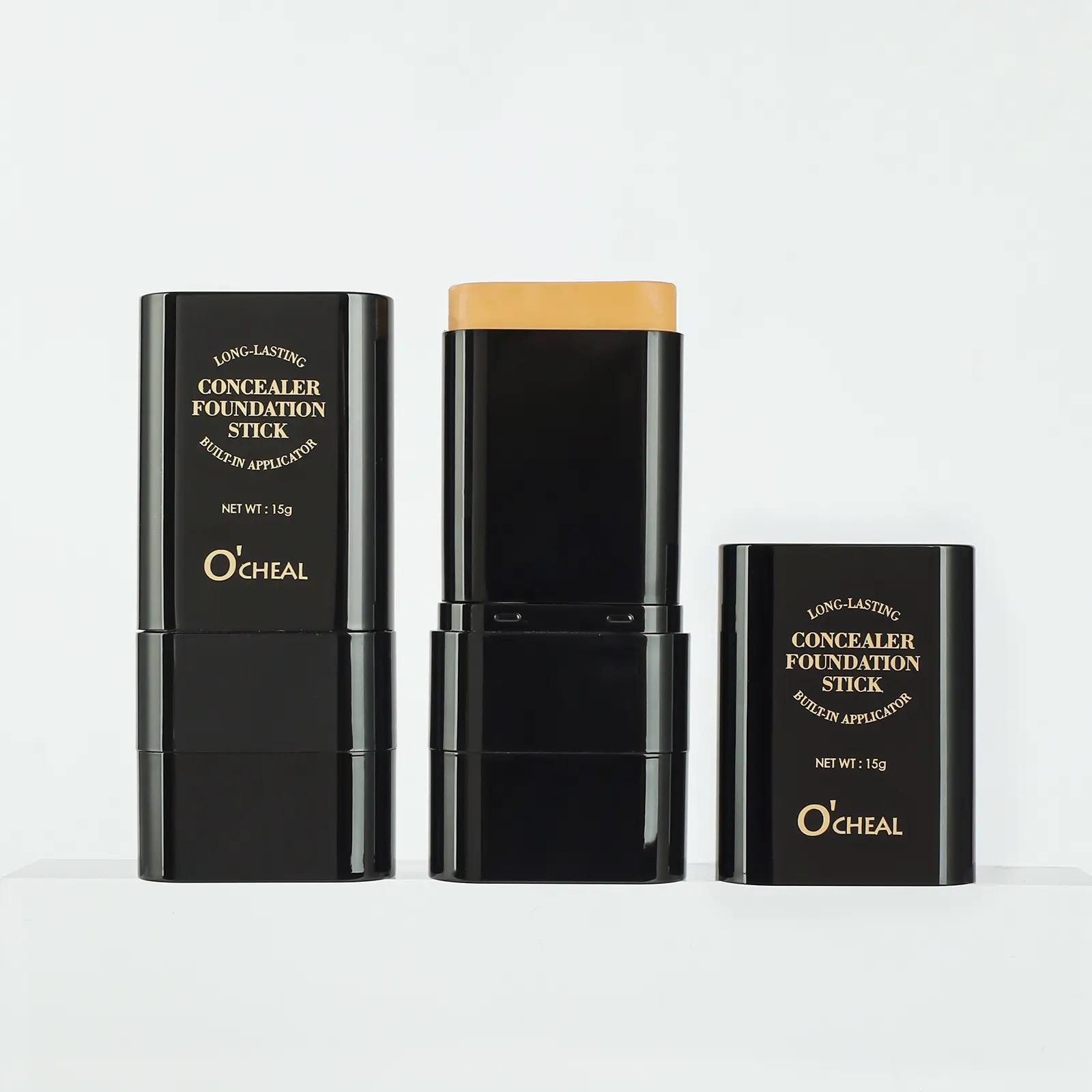 2 in 1 Waterproof Concealing Foundation Stick forSweat Resistance, Strong Dark Circle Coverage, Natural Makeup Feel, Portable Design, Multi-colorOptions, Perfect Cosmetic Gift