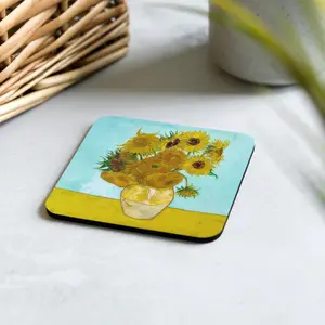 Vase with Twelve Sunflowers - Coaster