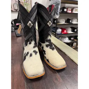 Men’s Rock’Em Cowhide bl/wh
