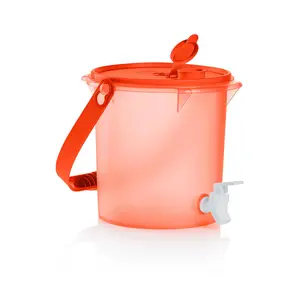 Tupperware Jumbo Canister with Beverage Spout | Flip-Top Lid | 5 Quart / 4.8 Liter