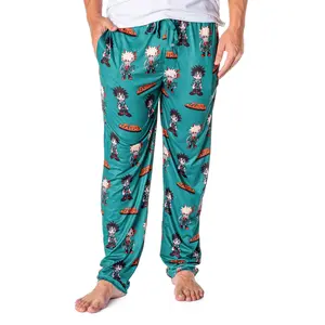 My Hero Academia Men's Izuku Midoriya and Katsuki Bakugo Anime Loungewear Pajama Pants