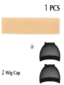 Silicone Wig Grip Band for Women, Secure Lace Front Wig Cap, 2 Pieces Set, Fits Most Head Sizes, Perfect for Hair Styling & Accessories