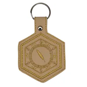 house divided feather keychain