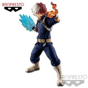 Banpresto My Hero Academia The Amazing Heroes Vol.15 Shoto Todoroki Ice & Fire Battle Pose PVC Figure Collectible Anime