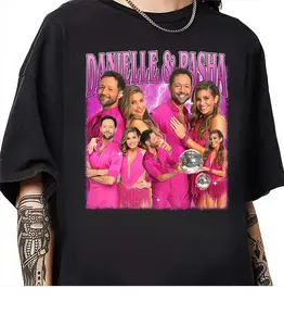 Danielle & Pasha Couple Shirt, Dancing With the Star USA 2025 Merch, Bootleg Cotton Shirt, Gift For Fan