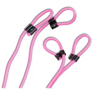 Champion Sports  16 ft. Double Dutch Jump Ropes with Adjustable Loop Handles, Neon Pink