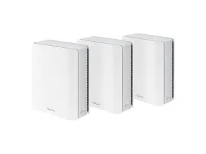 Asus ZenWiFi BT8 BT8(W-3-PK) Wi-Fi 7 IEEE 802.11 a/b/g/n/ac/ax/be Ethernet Wireless Router - Tri Band - 2.40 GHz ISM Band - 6 GHz UNII Band - 7x Antenna (ZenWiFi BT8 3PK)