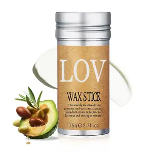 1/2/3PCS LOV Hair Wax Stick 2.7 Fl Oz – Nourishing Hair Styling Wax for Women & Kids, Smooths Flyaways, Shapes Buns & Edges, Lightweight Non-Greasy Gel Tamer & Styling Cream for Long-Lasting Hold and Shine