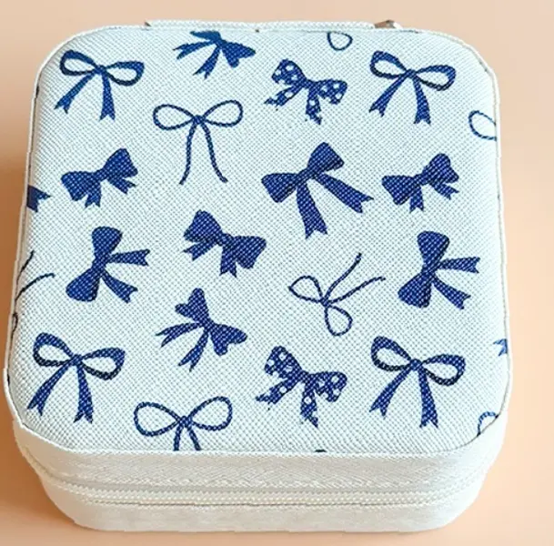 Blue Bow Jewelry Organizer