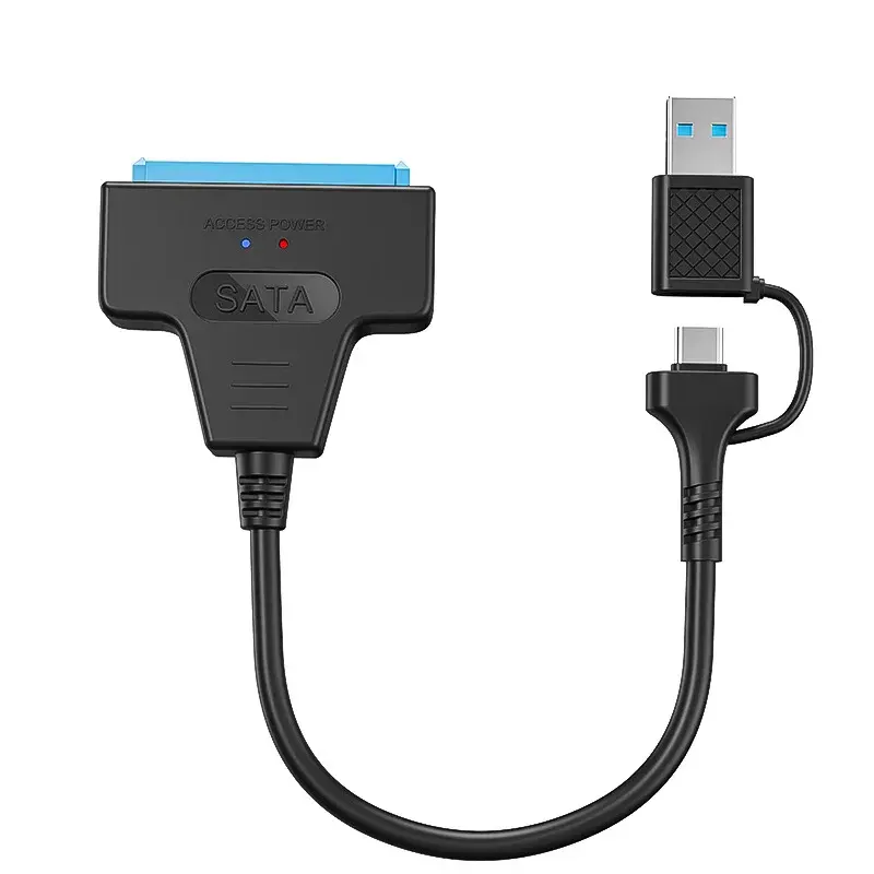 New USB 3.0-3.1 SATA to USB Cable Adapter, SATA III Hard Disk Converter for 2.5-inch HDD/SSD, UASP Support