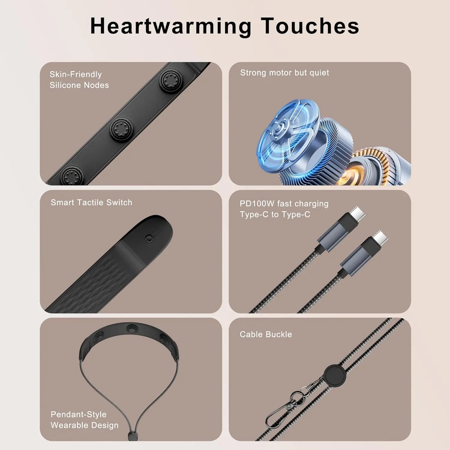 100W USB-C Massager Cable  Charge Fast & Relieve Neck Tension Instantly! 3  Vibration Modes, 4.7ft Durable Braid | iPhone 15/16 & Android Compatible  usb charging cable - TikTok Shop