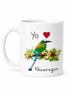 11oz Ceramic Nicaragua-Themed Coffee Mug - Nicaraguan Culture-Inspired Kitchen Drinkware