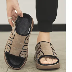 Chunky Platform Slide Sandals, Letter Graphic Slip On Summer Shower Slippers, Thick Sole Open Toe Casual Streetwear House Pool Beach Bathroom Indoor Outdoor Sandals