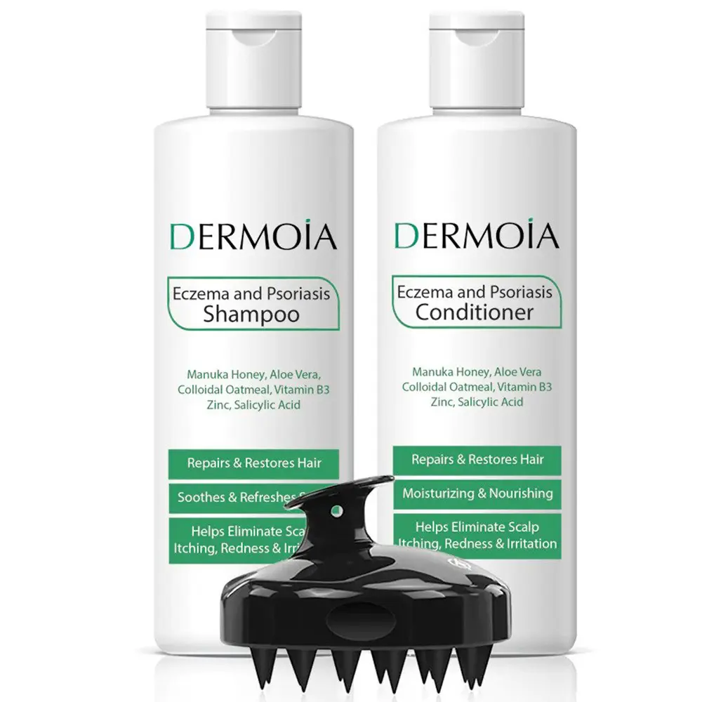 Eczema Shampoo & Conditioner 12oz with Brush